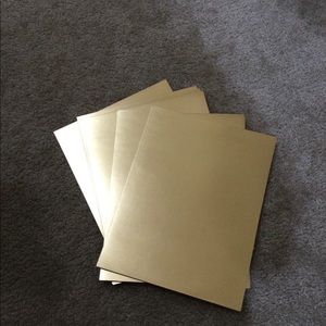 Gold cardstock